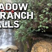 Royal Blue – Meadow Branch Waterfall and then into Town!